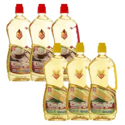 روغن کنجد تصفیه و روغن ذرت خالص کارمیسن - 920 میلی لیتر مجموعه 6 عددی