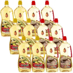 روغن کنجد تصفیه و روغن ذرت کانولا کارمیسن - 920 میلی لیتر مجموعه 12عددی