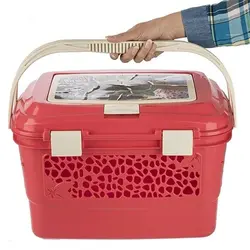 سبد پیک نیک زیباسازان مدل Golesang 🟢 قیمت : 195,000&nbsp;تومان - فروشگاه آنلاین نیک سرا