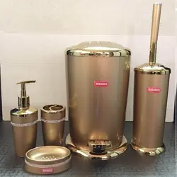 ست سرویس بهداشتی ۵ پارچه مروارید مدل پارادایس 🟢 قیمت : 498,000&nbsp;تومان - فروشگاه آنلاین نیک سرا