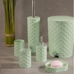 ست سرویس بهداشتی 6پارچه لیمون مدل گلدار 🟢 قیمت : 382,000&nbsp;تومان - فروشگاه آنلاین نیک سرا