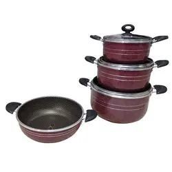 سرویس پخت و پز 7 پارچه هلنا مدل لانه زنبوری 🟢 قیمت : 560,000&nbsp;تومان - فروشگاه آنلاین نیک سرا