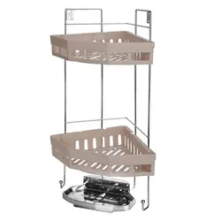 شلف گوشه حمام مارتيا دو طبقه 🟢 قیمت : 185,000&nbsp;تومان - فروشگاه آنلاین نیک سرا