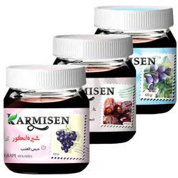 شیره انگور و خرما و انجير کارمیسن - 420 گرم مجموعه 3 عددی