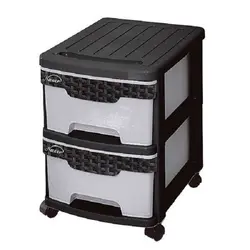 فایل کشویی ناصر پلاستیک مدل 2 طبقه 🟢 قیمت : 650,000&nbsp;تومان - فروشگاه آنلاین نیک سرا