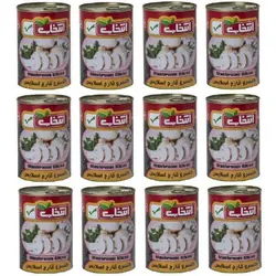کنسرو قارچ اسلایس انتخاب - 420 گرم بسته 12 عددی 🟢 قیمت : 499,000&nbsp;تومان - فروشگاه آنلاین نیک سرا
