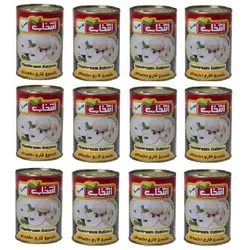 کنسرو قارچ دکمه ای انتخاب - 420 گرم بسته 12 عددی 🟢 قیمت : 499,000&nbsp;تومان - فروشگاه آنلاین نیک سرا
