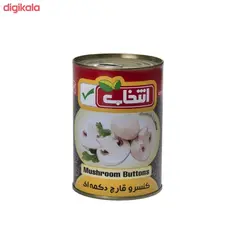 کنسرو قارچ دکمه ای انتخاب - 420 گرم بسته 12 عددی 🟢 قیمت : 499,000&nbsp;تومان - فروشگاه آنلاین نیک سرا