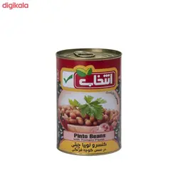 کنسرو لوبیا چیتی با سس گوجه فرنگی انتخاب - 420 گرم 🟢 قیمت : 0 تومان - فروشگاه آنلاین نیک سرا