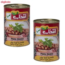 کنسرو لوبیا چیتی با سس گوجه فرنگی انتخاب - 420 گرم بسته 2 عددی