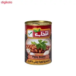 کنسرو لوبیا چیتی با قارچ انتخاب - 420 گرم بسته 4 عددی 🟢 قیمت : 0&nbsp;تومان - فروشگاه آنلاین نیک سرا