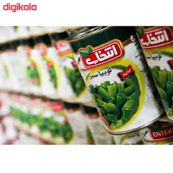 کنسرو لوبیا سبز انتخاب - 420 گرم بسته 5 عددی 🟢 قیمت : 0 تومان - فروشگاه آنلاین نیک سرا