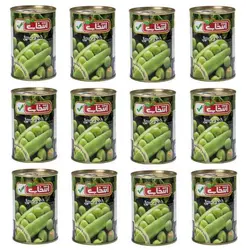 کنسرو نخود سبز انتخاب - 420 گرم بسته 12 عددی 🟢 قیمت : 299,000&nbsp;تومان - فروشگاه آنلاین نیک سرا