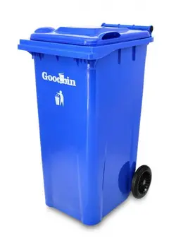 مخزن زباله صنعتی گودبین - ظرفیت 180 لیتر (پدال دار و چرخ دار مونتاژ شده) 🟢 قیمت : 1,350,000 تومان - فروشگاه آنلاین نیک سرا