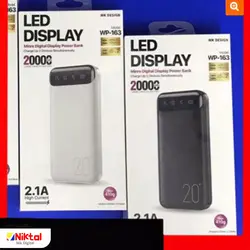 پاور بانک 20000mAh دبلیو کی دیزاین مدل WP-163