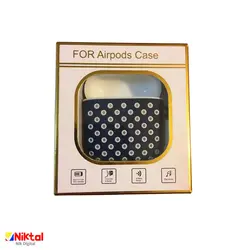 کیف ایرپاد خال خالی دو رنگ مدل AirPods case
