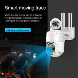 دوربین مدار بسته دو لنزه چرخشی مدل C.P19