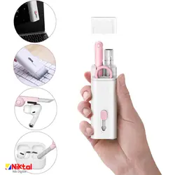 کیت تمیزکننده کیبورد و هدفون 7 در 1 مدل Q6E