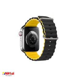 بند اپل واچ سیلیکونی دو رنگ اوشن BSP2