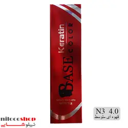 رنگ مو بیس کالر شماره N3(4.0) حجم 125 میلی لیتر