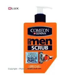 ژل اصلاح مردانه کامان مدل Scrub | نیلوکس؛ تجربه ای لوکس