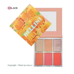 پالت هایلایتر و رژگونه هدی موجی مدل Bellini | نیلوکس