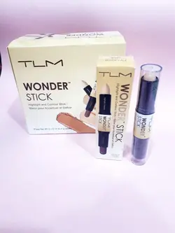 هایلایتر و کانتور دو سر نیکس مدل واندر استیک WONDER STICK شماره 02