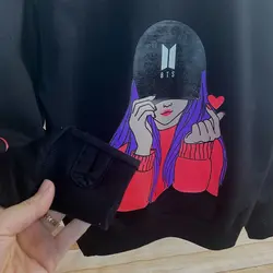 بلوز دورس فینگردار مدل BTS مناسب4تا6سال