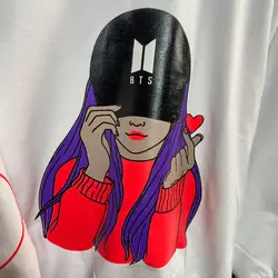 بلوز دورس فینگردار مدل BTS مناسب4تا6سال