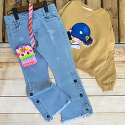 کراپ آستین بلند دخترانه