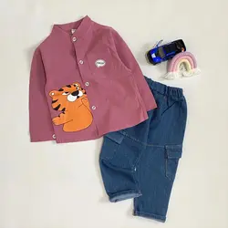 شومیز و شلوار جین پسرانه مدل ببر