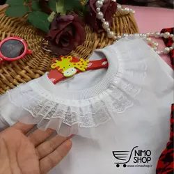 بلوز و دامن بند دار دخترانه مدل نغمه