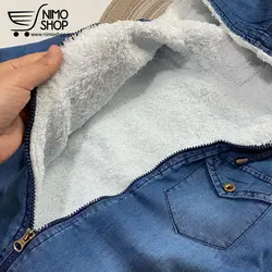 کاپشن لی خز دار پسرانه دخترانه