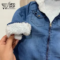 کاپشن لی خز دار پسرانه دخترانه