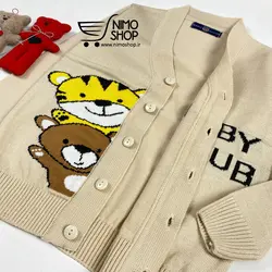 ژاکت گپ پسرانه مدل تیگر و خرسی