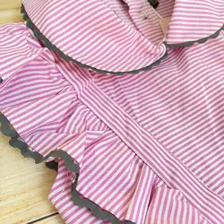 پیراهن دخترانه کمربند دار مدل مهگل