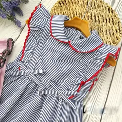 پیراهن دخترانه کمربند دار مدل مهگل