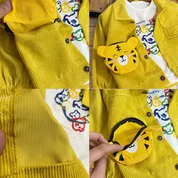 سه تیکه فانتزی بچه گانه (کت شلوار و بلوز)