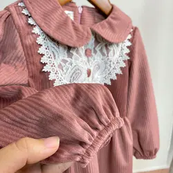 پیراهن مخمل کبریتی مدل دنیز