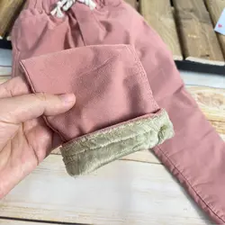 شلوار کتان داخل خز گرم بچه گانه