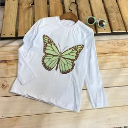 سه تیکه جین دخترانه مدل پروانه