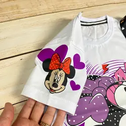 ست تیشرت و شلوارک دخترانه میکی موس