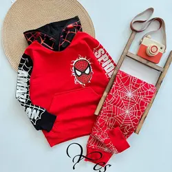 هودی شلوار مدل مرد عنکبوتی