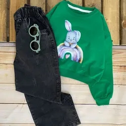 شلوار لی بگ رنج نوجوان قد93