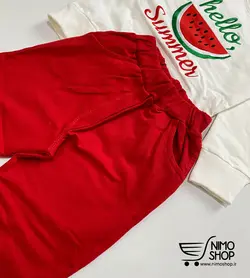 بلوز شلوار یلدایی مدل هندوانه