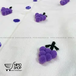 ژاکت گپ دخترانه مدل انگور برجسته