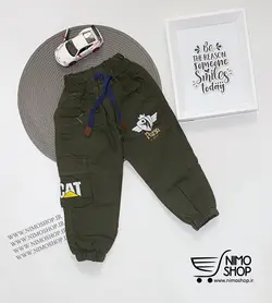 شلوار لاینردار کتان پسرانه | NIMOshop