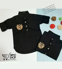 بلوز تک محرمی پسرانه مدل چهار دکمه | NIMOshop