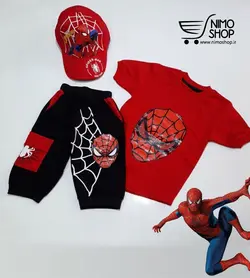 تیشرت و شلوارک مدل مرد عنکبوتی | NIMOshop