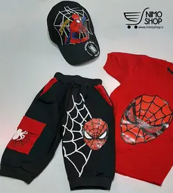 تیشرت و شلوارک مدل مرد عنکبوتی | NIMOshop